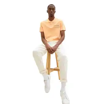 Netto Marken-Discount Tom Tailor Poloshirt Kurzarmshirt mit Polokragen und Textprint Angebot