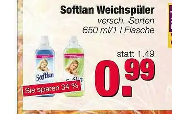 Edeka Scherer Softlan Weichspüler Angebot