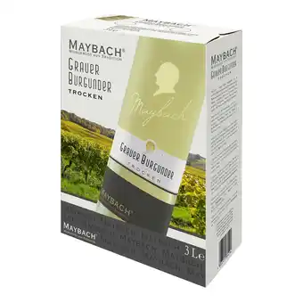 Netto Marken-Discount Maybach Grauer Burgunder trocken 12,9 % vol. 3 Liter Bag in Box - Inhalt: 2 Flaschen Angebot