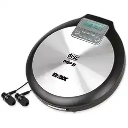 Netto Marken-Discount Tragbarer CD Player mit Kopfhörer MP3 fähig Antishock Discman mit Netzteil ROXX PCD 600 Angebot