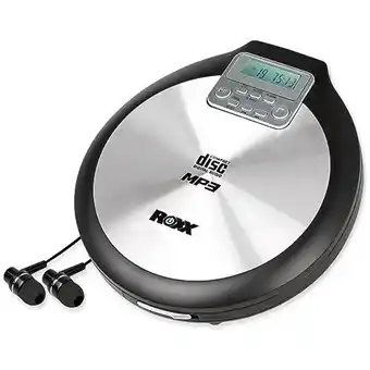 Netto Marken-Discount Tragbarer CD Player mit Kopfhörer MP3 fähig Antishock Discman mit Netzteil ROXX PCD 600 Angebot