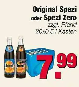 Edeka Scherer Original Spezi Oder Spezi Zero Angebot