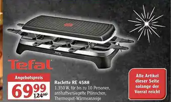 Globus Tefal Raclette RE 4588 Angebot