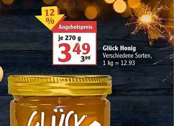 Globus Glück Honig Angebot