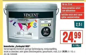 Hellweg Innenfarbe „farbspiel Mix“ Vincent Angebot