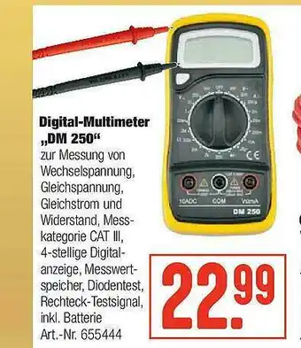 Hellweg Digital-multimeter „dm 250“ Angebot