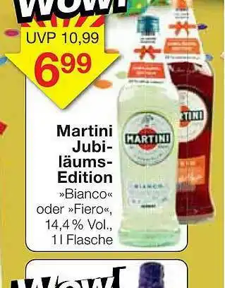 Jawoll Martini Jubiläums-edition Angebot