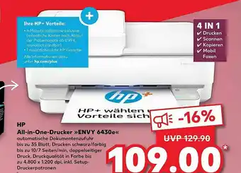 Kaufland Hp All-in-one-drucker „envy 6430e“ Angebot