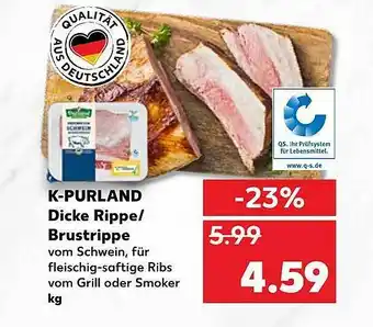 Kaufland K-purland Dicke Rippe Oder Brustrippe Angebot