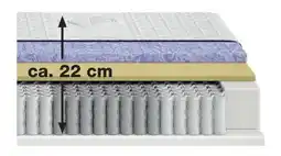 Möbel Inhofer Mondo Matratzen Ligula Gel-active 22 TTFK Angebot