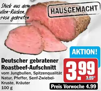 HIT Deutscher gebratener Roastbeef-Aufschnitt Angebot