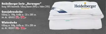 Möbel Mahler Heidelberger ganzjahresdecke Angebot