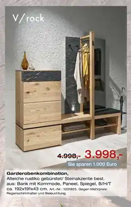 Möbel Inhofer V/rock garderobenkombination Angebot