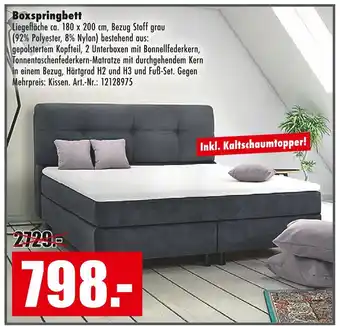 Möbel Mahler Boxspringbett Angebot