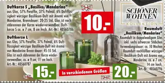 Möbel Mahler Schöner wohnen kollektion duftkerze s basilico/mandarino Angebot