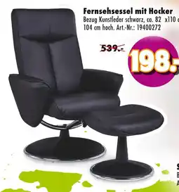 Möbel Mahler Fernsehsessel mit hocker Angebot