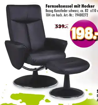 Möbel Mahler Fernsehsessel mit hocker Angebot