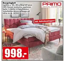Möbel Mahler Primo boxspringbett Angebot