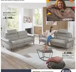 Möbel Inhofer Mondo sofa 2,5-sitzer Angebot