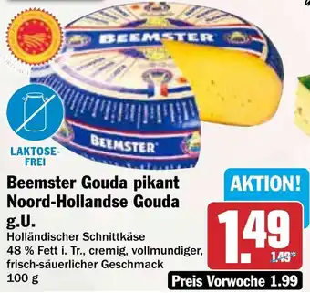 HIT Beemster Gouda pikant Noord-Hollandse Gouda g.U. Angebot