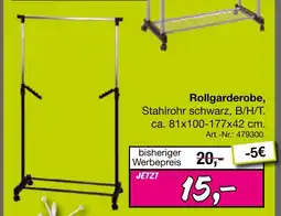 Möbel Inhofer Rollgarderobe Angebot