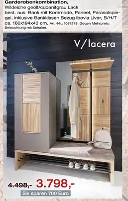 Möbel Inhofer V/lacera garderobenkombination Angebot