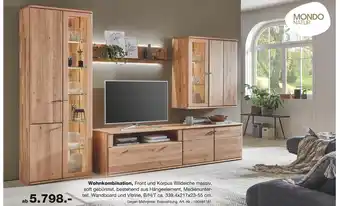 Möbel Inhofer Mondo natur wohnkombination Angebot