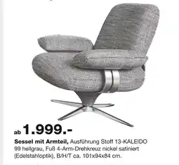 Möbel Inhofer Mondo sessel mit armteil Angebot