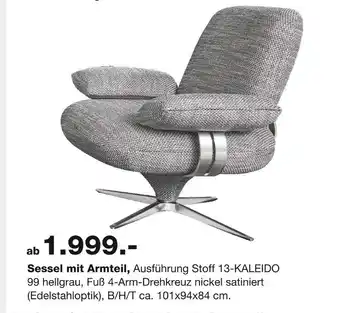 Möbel Inhofer Mondo sessel mit armteil Angebot