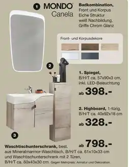 Möbel Inhofer Mondo spiegel Angebot