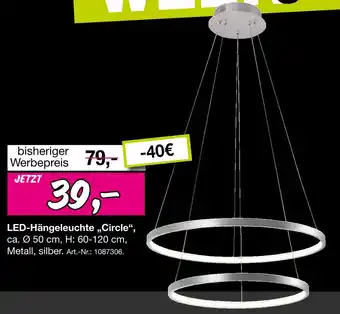 Möbel Inhofer Led-hängeleuchte circle Angebot