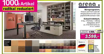 Möbel Inhofer Arena eckschreibtisch Angebot