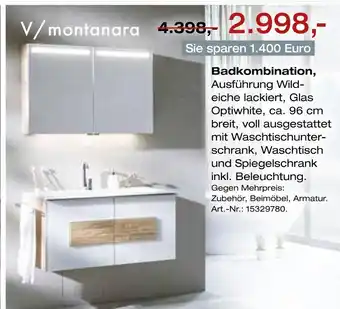 Möbel Inhofer Montanara badkombination Angebot