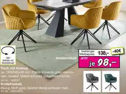 Möbel Inhofer Tisch mit auszug Angebot