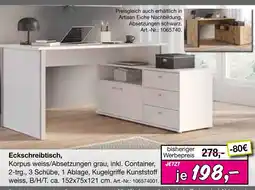 Möbel Inhofer Eckschreibtisch Angebot
