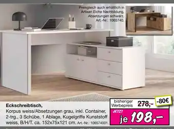 Möbel Inhofer Eckschreibtisch Angebot