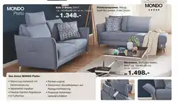 Möbel Inhofer Mondo piatto sofa 2-sitzer Angebot