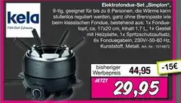 Möbel Inhofer Kela elektrofondue-set „simplon“ Angebot