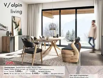 Möbel Inhofer V/alpin living tischgruppe Angebot