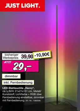 Möbel Inhofer Led-stehleuchte henry Angebot