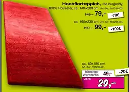 Möbel Inhofer Hochflorteppich Angebot