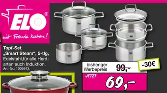 Möbel Inhofer Elo topf-set 'smart steam' Angebot