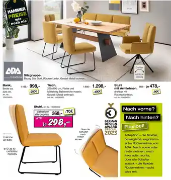Möbel Inhofer Ada trendline bank Angebot