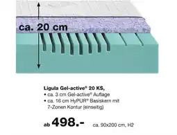 Möbel Inhofer Mondo ligula gel-active 20 ks Angebot