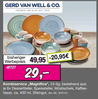 Möbel Inhofer Gerd van well & co. kombiservice magnifica Angebot