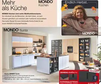 Möbel Inhofer Mondo küche sunta Angebot