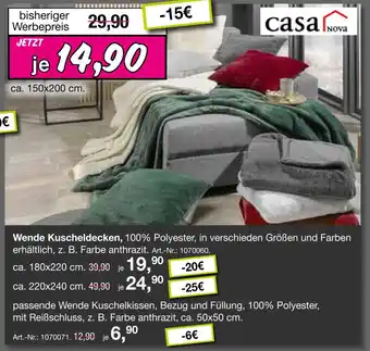 Möbel Inhofer Casa nova wende kuscheldecke Angebot