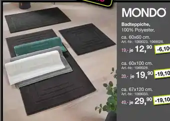 Möbel Inhofer Mondo badteppich ca. 60x60 cm Angebot