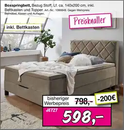Möbel Inhofer Boxspringbett Angebot