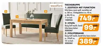 Möbel Kraft Woodford esstisch mit funktion Angebot